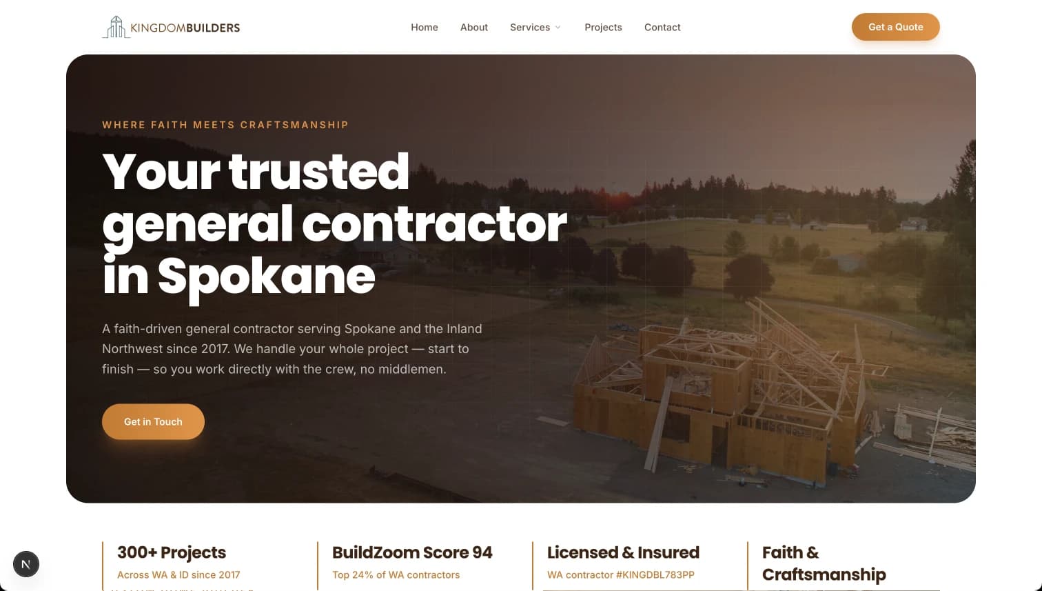 Kingdom Builders website
