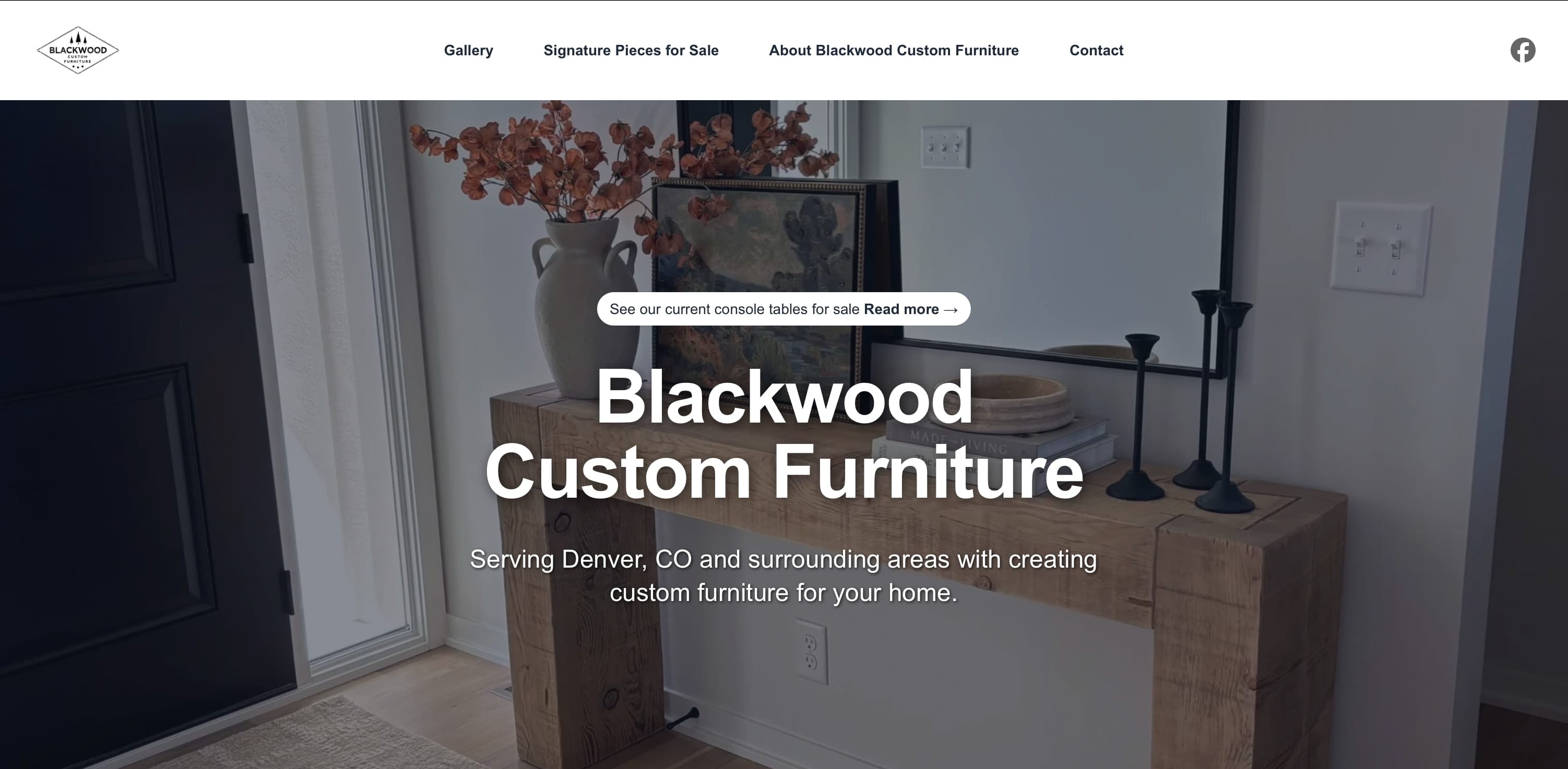 Blackwood Custom Furniture Website